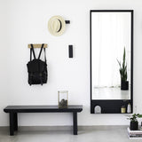 מתלי קו – שלישיית מתלים לקיר מעץ אלון