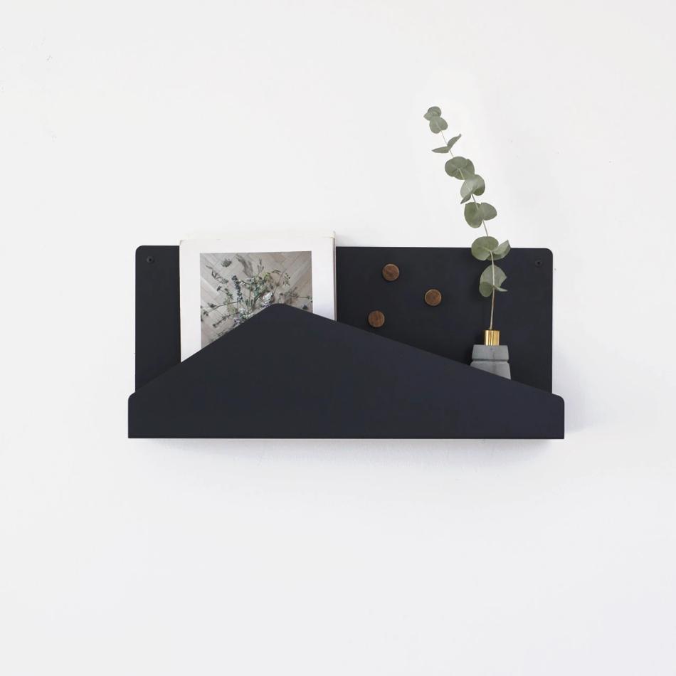 מדף מעטפה מתכת דקורטיבי לתלייה על קיר