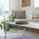 שולחן סלון עץ אלון וברזל מעוצב