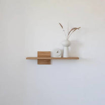 מדפי עץ מלא מעוצבים - קולקציית Block Shelves