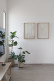 Maze Garden no 5 & no 3 סט תמונות בטון לסלון