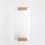 KORA MIRROR 120/60 מראה עם אלמנט עץ