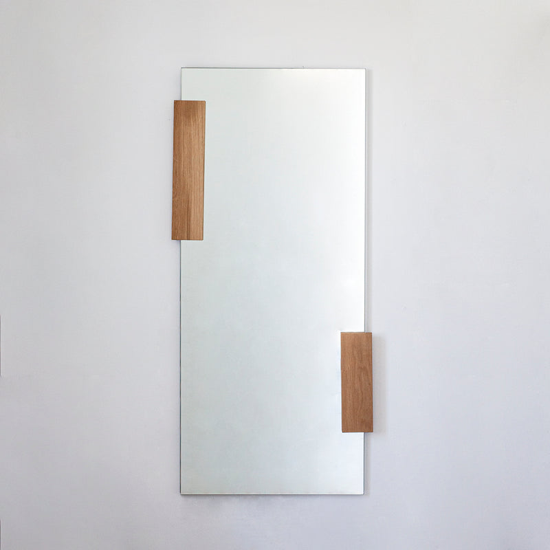 KORA MIRROR מראה מודולרית עם מסגרת אלמנט עץ