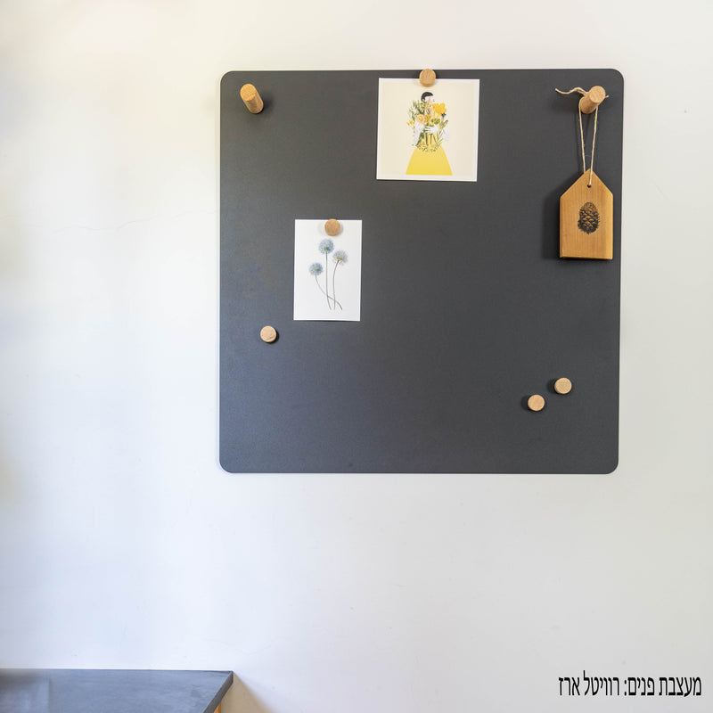 לוח למגנטים 60/60 פחם