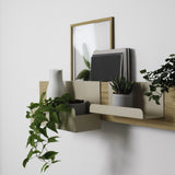 KORA SHELF C-30 מדף מתכת לתלייה על מדף בסיס