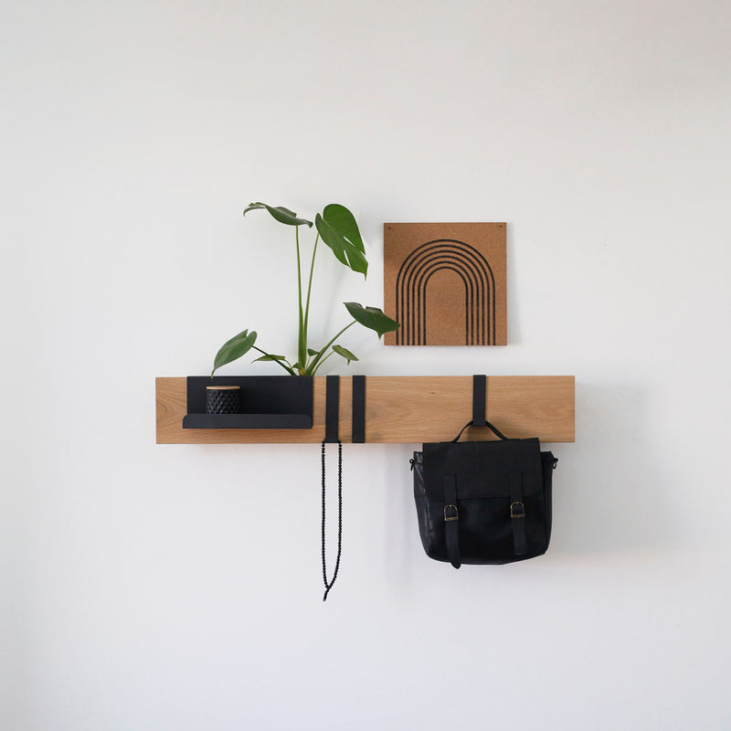 KORA SHELF C-30 מדף מתכת לתלייה על מדף בסיס